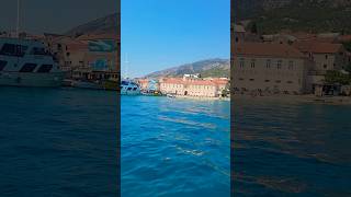 View from the boat on the Dalmatian coast nature sun summer adventure wather fun [upl. by Stockton]