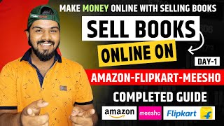 How to Sell Books Online on Amazon Flipkart and Meesho  Make Money Online  Business Ideas  2023 [upl. by Yeltneb894]