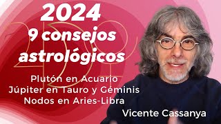 9 Consejos astrológicos para el 2024 Plutón en Acuario Júpiter en Tauro y Géminis Nodos lunares [upl. by Anitsugua]