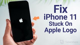 2024 How to Fix iPhone 11 Stuck on Apple LogoBoot Loop without Losing Any Data [upl. by Kylie]