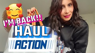 HAUL ACTION  De Retour  Enfin avec pleins de nouveautés [upl. by Toffic805]