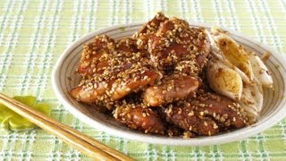 How to Make No Alcohol Chicken Teriyaki Recipe ヘルシー胡麻チキン照り焼き レシピ  OCHIKERON [upl. by Akinahc]