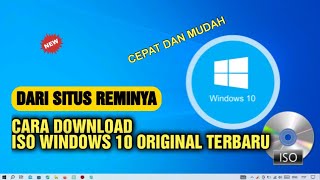 cara download windows 10 original ISO file terbaru dari situs resminya [upl. by Izaak91]