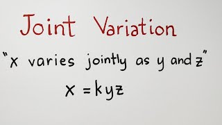 Joint Variation  Equation and Constant of Variation  Grade 9 Math Second Quarter [upl. by Bogusz]