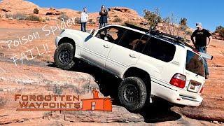 Poison Spider Fail An LX470100 Series Land Cruiser Adventure [upl. by Annaiv209]