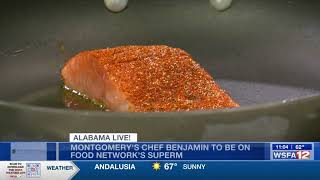 Trenholm grad and celebrity chef quotChef Benjaminquot on WSFA Alabama Live [upl. by Korns949]