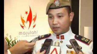 Malay officer as Parade Commander for National Day Parade 2011 [upl. by Comfort197]