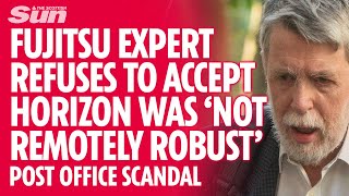 POST OFFICE SCANDAL Fujitsu expert believes Horizon system operated robustly [upl. by Viv]