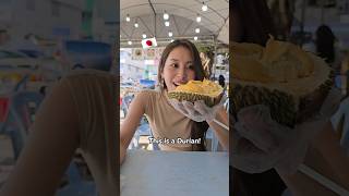 Japanese trying the world smelliest fruitDurian [upl. by Rodl]