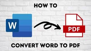 Convert Word to PDF for Free  Doc to PDF Converter  Free Word to PDF Word to PDF  How to Save As [upl. by Aioj]