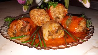 Фаршированный перец с мясом и рисом самый вкусный рецепт [upl. by Pattani199]