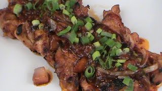 Asian Marinated Chicken Thighs Recipe [upl. by Mendes]