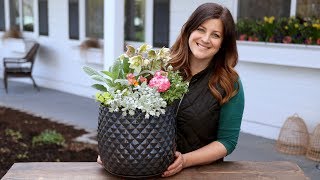 Early Spring Container Inspiration 💚 Garden Answer [upl. by Linskey]