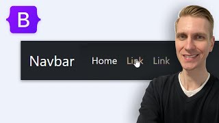 Bootstrap 5 Navbar Change Link Color on Hover [upl. by Thursby782]