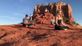 Yoga Hike to Baby Bell – Red Mountain Sedona [upl. by Netsua383]