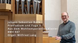 JSBach Praeludium und Fuga II BWV 847 [upl. by Durware]