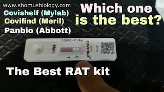 The best rapid antigen covid test kit  Mylab vs Meril vs Panbio covid rapid antigen test kit [upl. by Patterson627]