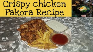 Crispy chicken Pakora Recipe by Bukhari Food Club [upl. by Esille]