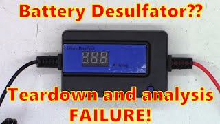 Battery Desulfator teardown FAIL [upl. by Lenod351]