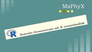 Zentraler Grenzwertsatz mit R RStudio veranschaulicht Zufallszahlen Normalverteilung [upl. by Anaud]