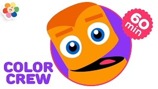 Learning Colors Cartoons for Kids  Educational Cartoon to Teach Kids Colors  Color Crew BabyFirst [upl. by Retse]