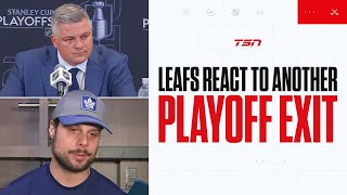 Maple Leafs react to play off exit in Game 7 vs Boston [upl. by Schaefer]