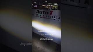 Toyota Voxy solusi lampu mobil tambahan terang fokus tembus hujan no silau Led mini projie 3 lensa [upl. by Ainotna]