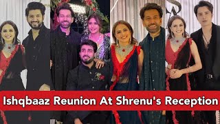 Nakuul Mehta Surbhi Chandna Kunal Jaisingh Reunite At Shrenu ParikhAkshay Mhatre Reception [upl. by Roter]