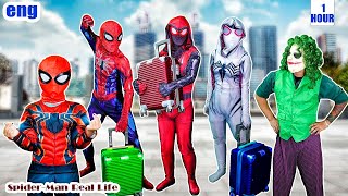 KID SPIDER MAN amp DAD Destroy JOKER Thief  SpiderMan At Superhero Hospital p9 [upl. by Ailes327]