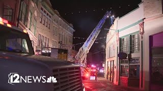 Historic buildings destroyed in Bisbee fire [upl. by Ayaros524]