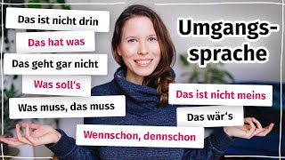 Umgangssprachliche Ausdrücke die du kennen musst Deutsche Redewendungen im Alltag für B2 C1 C2 [upl. by Karlee542]