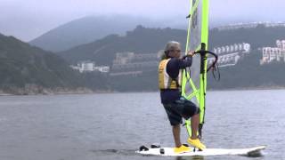 Windsurfing  GybingTacking  Taak Sir  04 [upl. by Lissner712]