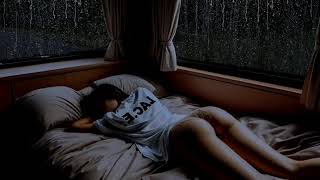 Rain Sounds For Sleeping  99 Instantly Fall Asleep With Rain And Thunder Sound At Night [upl. by Ahserkal]