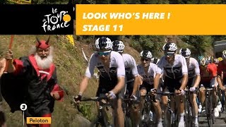 Look whos here  Stage 11  Tour de France 2018 [upl. by Anauqat]