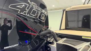 FOR SALE 2022 Tahoe 2585 Cascade Twin 400 Racing Mercury outboards freshwater [upl. by Cross]