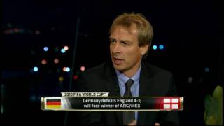 Jurgen Klinsmann on England [upl. by Brabazon839]