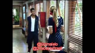 Rebelde 2 PeLice Brigam e Se Beijam [upl. by Jaco]