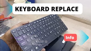 HP Elitebook 840 G1 Laptop Keyboard Replacement [upl. by Arika]