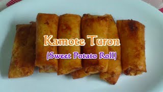 Kamote Turon Sweet Potato Roll [upl. by Amena806]