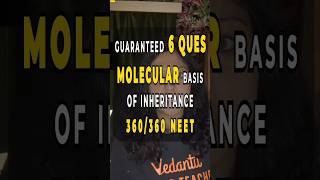 360360 GUARANTEED Molecular Basis of Inheritance — 6 Questions  CRITICAL 10 Days  NEET 2023 [upl. by Saidee604]