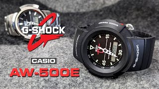 Casio GShock AW500E  A reprise of the firstever analogdigital GShock [upl. by Digdirb163]