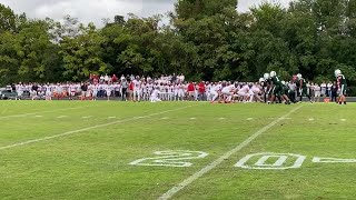 Jack Slokker 40yard field goal for St Christophers in 355 loss to Benedictine [upl. by Yttisahc]