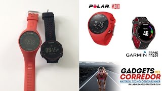 Comparativa Garmin Forerunner 235 y Polar M200 [upl. by Sanfred]