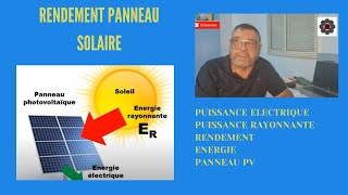 Video N°441 Comment determiner le rendement dun panneau [upl. by Nnaerb]