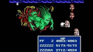 Final Fantasy III Final Boss Battle  NES [upl. by Doran615]