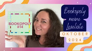 Bookopoly 14 meine Leseliste für den Oktober 2024 Himbeere liest [upl. by Assiralc]