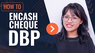 HOW TO ENCASH CHEQUE CHECK IN DBP 2024 [upl. by Werdma]