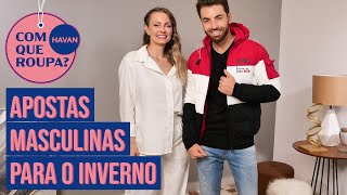 MODA TENDÊNCIAS MODA INVERNO MASCULINO 2022  HAVAN [upl. by Frager]