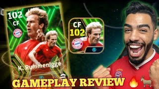 RUMMENIGGE 102 GAMEPLAY REVIEW 🔥 THE BEST PLAYER IN THE GAME  eFootball 24 mobile [upl. by Akehsal]