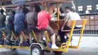 beer bike in amsterdam [upl. by Gladis535]